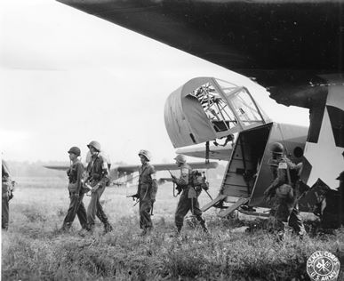 7th Army leaving gliders